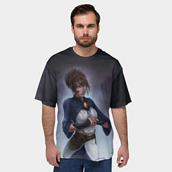 Футболка оверсайз мужская Красотка Марси, цвет: 3D-принт — фото 2