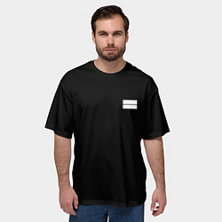 Футболка оверсайз мужская ФОРМА ИСТРЕБИТЕЛЯ ДЕМОНОВ, цвет: 3D-принт — фото 2