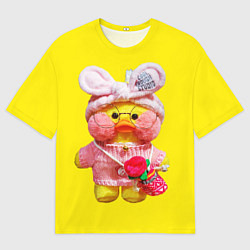 Футболка оверсайз мужская УТЯ УТОЧКА ЛАЛАФАНФАН, цвет: 3D-принт