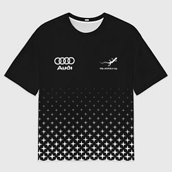 Мужская футболка оверсайз Audi, Ауди, Звезды