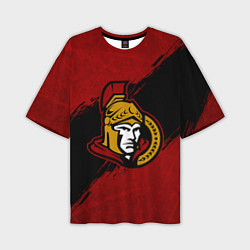Мужская футболка оверсайз Оттава Сенаторз , Ottawa Senators