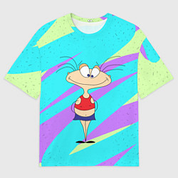 Мужская футболка оверсайз Красавица Масяня