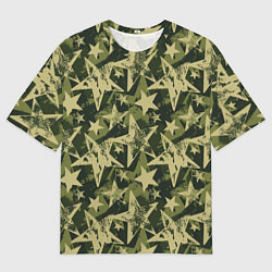 Футболка оверсайз мужская Star camouflage, цвет: 3D-принт