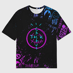 Футболка оверсайз мужская Fortnite x Travis Scott, цвет: 3D-принт