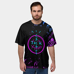 Футболка оверсайз мужская Fortnite x Travis Scott, цвет: 3D-принт — фото 2