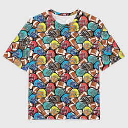 Мужская футболка оверсайз Американский Футбол American Football