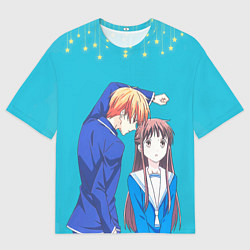 Мужская футболка оверсайз Кё и Тору