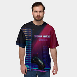 Футболка оверсайз мужская SEGA MEGA DRIVE, цвет: 3D-принт — фото 2