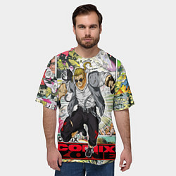 Футболка оверсайз мужская Comix zone mutants, цвет: 3D-принт — фото 2