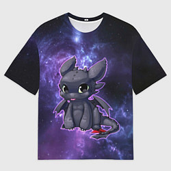 Мужская футболка оверсайз Милый малыш Беззубик