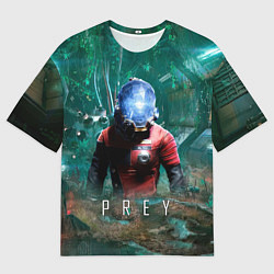 Мужская футболка оверсайз Prey game