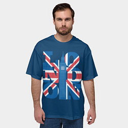 Футболка оверсайз мужская LONDON Лондон, цвет: 3D-принт — фото 2