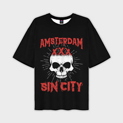 Мужская футболка оверсайз AMSTERDAM Амстердам