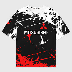 Футболка оверсайз мужская Mitsubishi Sport Auto, цвет: 3D-принт