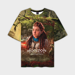 Футболка оверсайз мужская Horizon Forbidden West Aloy, цвет: 3D-принт