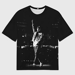 Футболка оверсайз мужская Фараон на Сцене Pharaoh ЧБ, цвет: 3D-принт