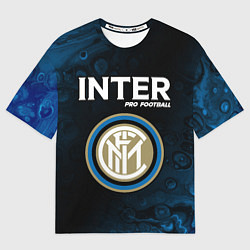 Мужская футболка оверсайз INTER Pro Football Разводы