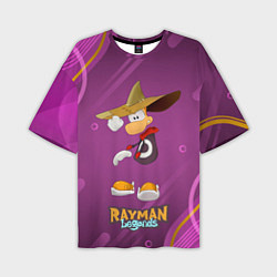 Мужская футболка оверсайз Rayman в шляпе Legends