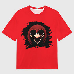 Мужская футболка оверсайз Knuckles Sonic exe