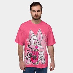 Футболка оверсайз мужская Funtime Foxy, цвет: 3D-принт — фото 2