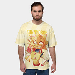 Футболка оверсайз мужская Sunnydrop fnaf, цвет: 3D-принт — фото 2