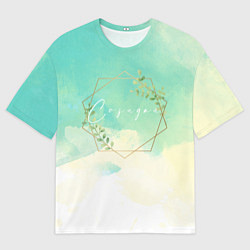 Футболка оверсайз мужская Созидай Цвети, цвет: 3D-принт