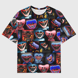 Мужская футболка оверсайз POPPY PLAYTIME - РАЗНЫЙ ХАГГИ ВАГГИ