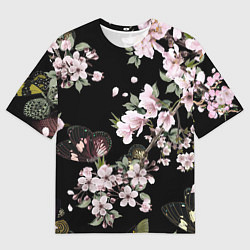 Футболка оверсайз мужская Краски весны, цвет: 3D-принт