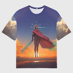 Футболка оверсайз мужская Босс Провидец, цвет: 3D-принт