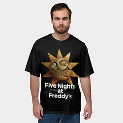 Футболка оверсайз мужская Five Nights at Freddys: Security Breach Воспитател, цвет: 3D-принт — фото 2