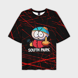 Футболка оверсайз мужская Мультфильм Южный парк Эрик South Park, цвет: 3D-принт