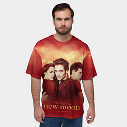 Футболка оверсайз мужская Новая луна, цвет: 3D-принт — фото 2