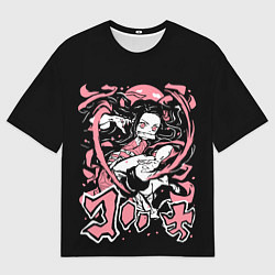 Футболка оверсайз мужская НЕДЗУКО МАГИЯ КРОВИ, цвет: 3D-принт