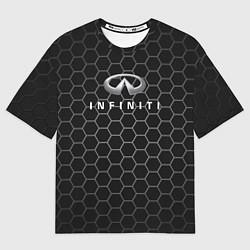 Футболка оверсайз мужская Infinity соты, цвет: 3D-принт