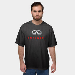 Футболка оверсайз мужская Infinity спорт, цвет: 3D-принт — фото 2
