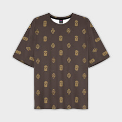 Мужская футболка оверсайз Mono Monogramm Dope Camo Dope Street Market