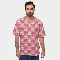 Футболка оверсайз мужская Матрёшки Matryoshkas, цвет: 3D-принт — фото 2