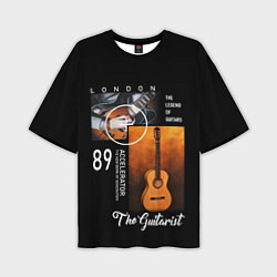 Мужская футболка оверсайз Гитара гитариста