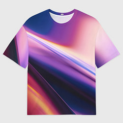 Футболка оверсайз мужская Градиент Абстрактный Фон, цвет: 3D-принт