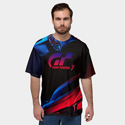 Футболка оверсайз мужская Gran Turismo 7, цвет: 3D-принт — фото 2