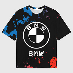 Мужская футболка оверсайз BMW BMW - Камуфляж