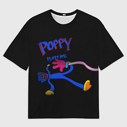 Мужская футболка оверсайз Huggy Wuggymom long legs