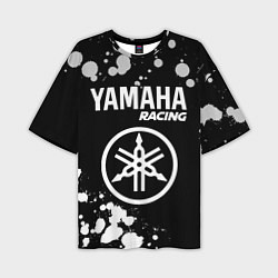 Мужская футболка оверсайз YAMAHA Racing Краска