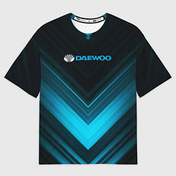 Футболка оверсайз мужская DAEWOO ДЭУ спорт, цвет: 3D-принт