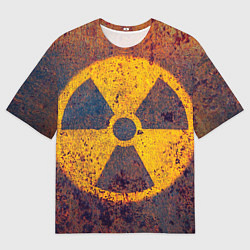 Футболка оверсайз мужская Радиактивно!, цвет: 3D-принт