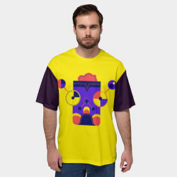 Футболка оверсайз мужская Абстрактный персонаж, цвет: 3D-принт — фото 2