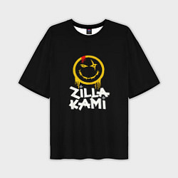 Мужская футболка оверсайз ZillaKami x SosMula City Morgue Smile