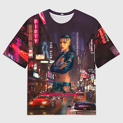 Мужская футболка оверсайз Vi Cyberpunk2077