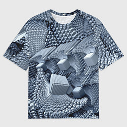 Футболка оверсайз мужская Vanguard pattern 2078 Abstraction, цвет: 3D-принт