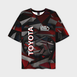 Футболка оверсайз мужская Toyota тойота abstraction, цвет: 3D-принт